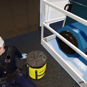 Evacuation d'une éolienne