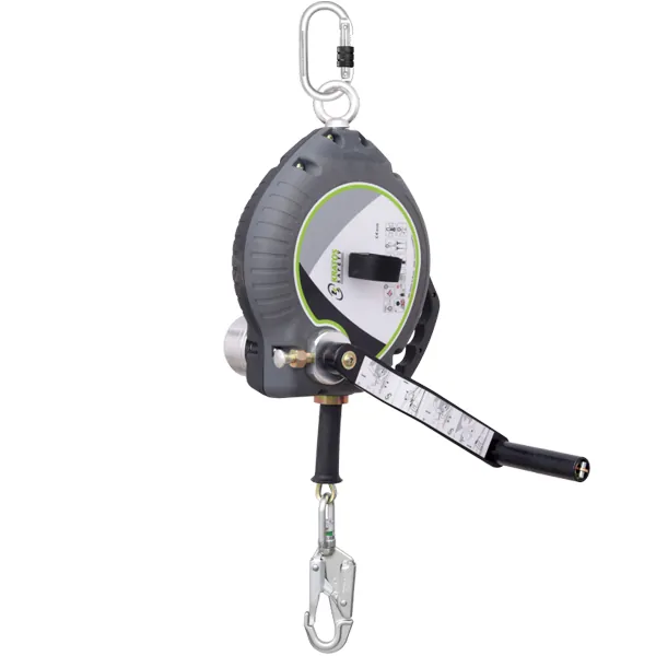 Urządzenie samohamowne OLYMPE z liną stalową ocynkowaną z wyciągarką ratowniczą 20 m ATEX FA 20 401 20 - obrazek 1