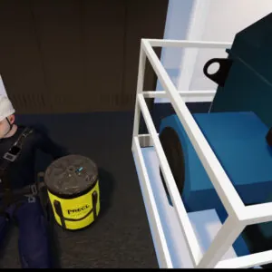 Rescue from a wind turbine